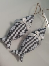 Pesciolini righe blu con - a,
