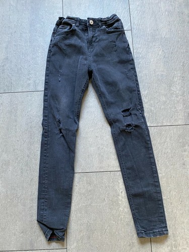 Jeans zara neri effetto - jeans, usato
