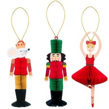 Set 3 decori in carta