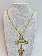 Collana catena croce pettorale