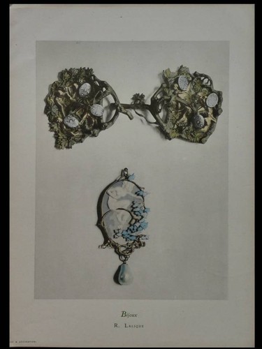 Rene lalique bijoux planche - lalique,,