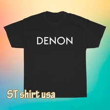 Maglietta Denon Amplifier Speakers Logo Nuova Divertente Taglia dalla S alla 5XL