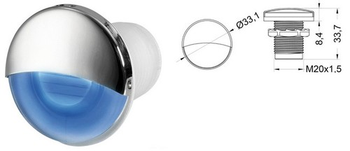 Luce cortesia led blu da - luce,