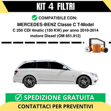 Kit 4 Filtri Tagliando per