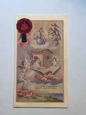 Santino reliquia della madonna - santino,