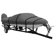Housse Bateau Remorquable 600D Grade Marin Doublée Bateau Pêche Bayliner