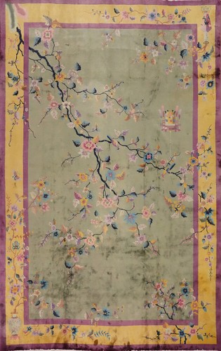 Antico tappeto grande art - , deco