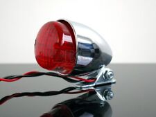 Stop fanale moto cafe racer, bobber custom cromato omologato. Faro posteriore CE
