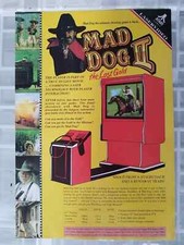 PUBBLICITA' ADVERTISING - COIN OP MAD DOG II : THE LOST GOLD ATARI LASER
