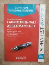 ESERCITARIO COMMENTATO - LAUREE TRIENNALI AREA UMANISTICA - 2012 ALPHA TEST (PS)