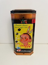 ? Bidone scatola in latta pubblicitaria Caffè Passalacqua Napoli ? GRATIS