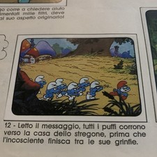 FIGURINA N.12 I PUFFI ALBUM PANINI 1983 ORIGINALE OTTIMA DA RECUPERO