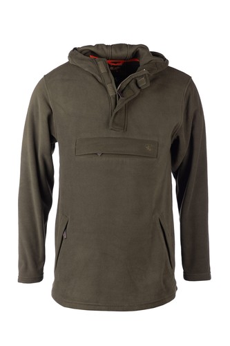 Pile uomo con cappuccio smock