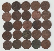 1 Centesimo Umberto I lotto di 25 monete a23