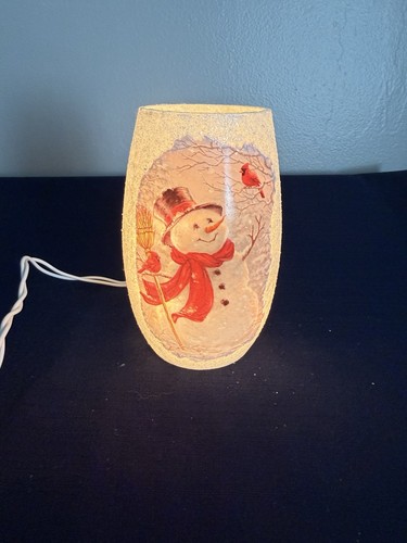 Vaso vetro illuminato a - in,