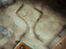 CARROZZA, CARRETTO, CALESSE - COPPIA PEDANE CON BASE IN RAME -  USATI DELL'EPOCA