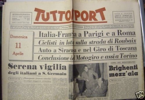 Tuttosport 1954 parigi - tuttosport,