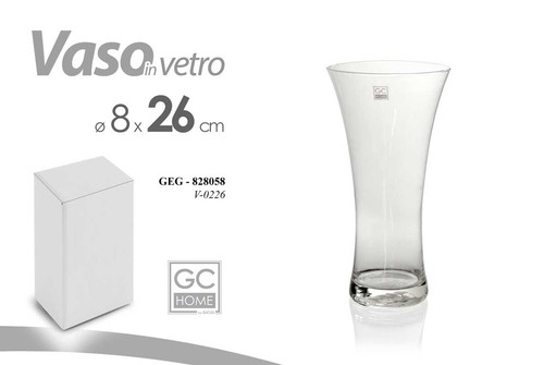 Vaso vetro porta - vaso, da
