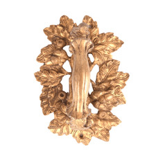 Set di 2 pezzi maniglia antica grande in ottone per porta maniglia estraibile...