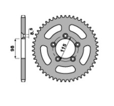 CORONA PASSO 420 48 DENTI PER