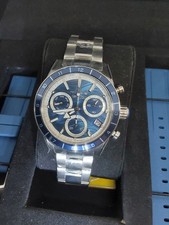 Orologio Uomo Glycine Five Elements 44290 Acciaio Inox Blu Swiss Made