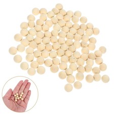  100 pezzi di sfere di legno per la lavorazione di sfere di legno non finite 8mm