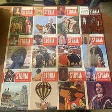 STORIA ILLUSTRATA MONDADORI ANNO 1961 12 NUMERI Anno V Archeologia Geografia