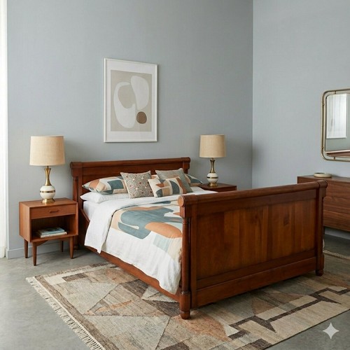 Letto matrimoniale antico - letto,