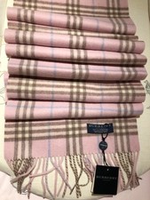 Sciarpa Burberry London in lana di agnello - autentica e nuova con etichette e confezione
