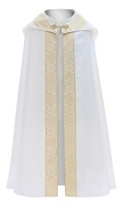 Piviale Semi-Gotico Bianco con