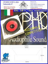 PHD Speaker STUDIO 8 SW RED