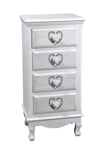 Cassettiera cuore legno - cuore,