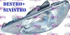COPPIA FARI FANALE PROIETTORE DX+SX 1 PARABOLA PEGEOT 206 98>03 DAL 1998 AL 2003
