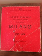 Elenco telefonico stradale Milano 1973
