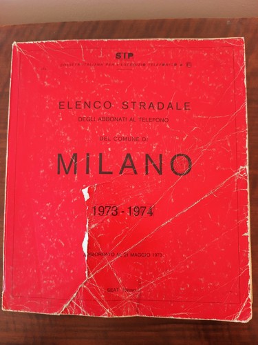 Elenco telefonico stradale