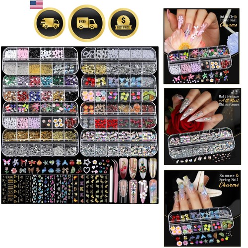 Teentior nail charms adesivi - charms,