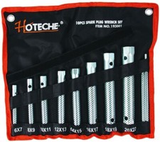 Set 8 Chiavi a Tubo 6-22mm Esagonali + 2 Chiavini Tubolari Leva a T Idraulica