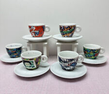 Illy Tazzina Collection 1996 Videogrammi Porcellana Nam June Paik entra e leggi