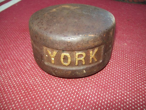 Vintage york barbell blob - vintage,