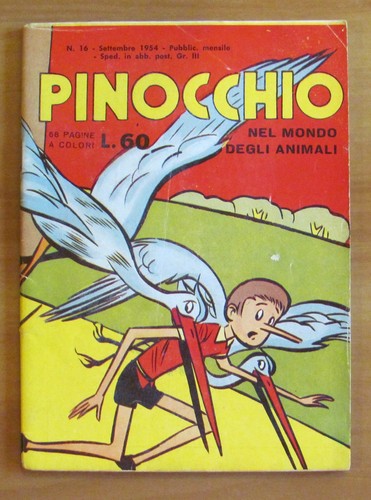Fumetto pinocchio nel mondo - pinocchio,