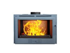 inserto camino a legna ventilato canalizzabile OPTIMUM - P-2-S