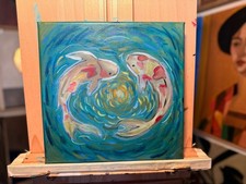 Dipinto olio originale 10x10 -