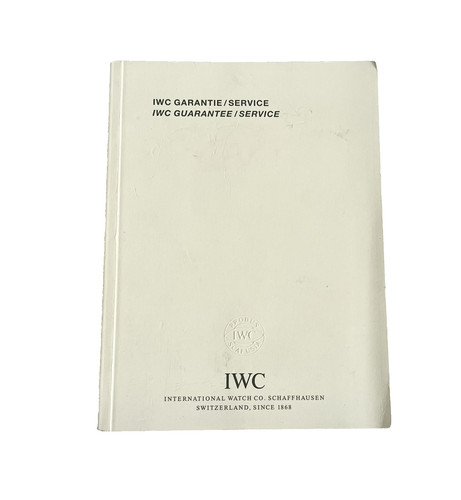 Orologio iwc garanzia - garanzia, servizio