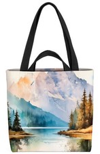 Borsa pittura paesaggio