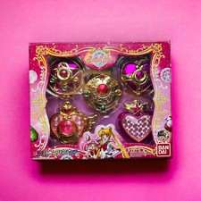 BANDAI 2014 SAILOR MOON Compact Mirror Set ORIGINALE Gashapon Giappone 