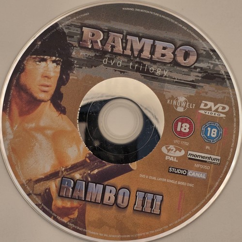 Rambo iii dvd - dvd, trilogy