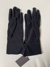 Guanti da donna in tessuto elasticizzato nero taglia unica