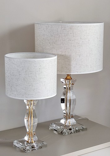 Coppia lampade cristallo - lampade, in