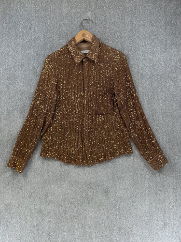 Zara camicia donna marrone - zara, xs