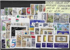 2005 Italia Repubblica: Francobolli nuovi annata completa MNH 64 valori + 2BF